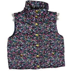 Crewcuts J Crew‎ Girls Marshmallow Puffer Vest Sz XS Age 4 Lightweight Outdoors